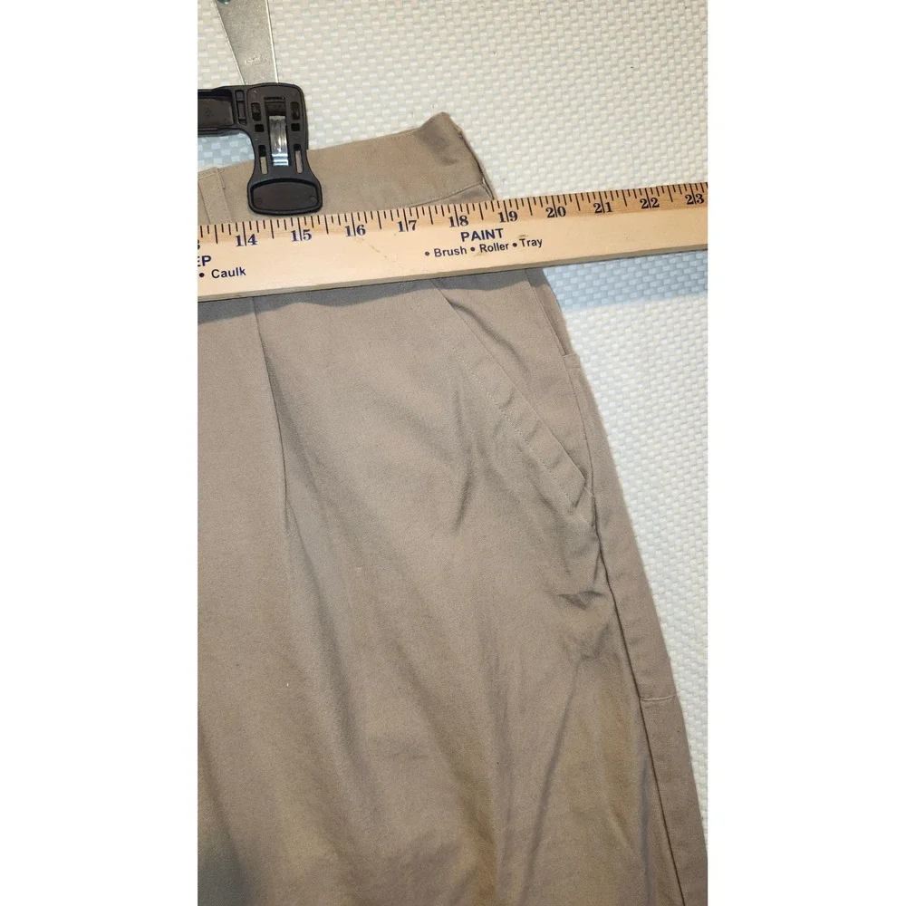Remington Outdoor Mens 38x30 Khaki‎ Pleated Chino Pants Cotton Tan Huntinging